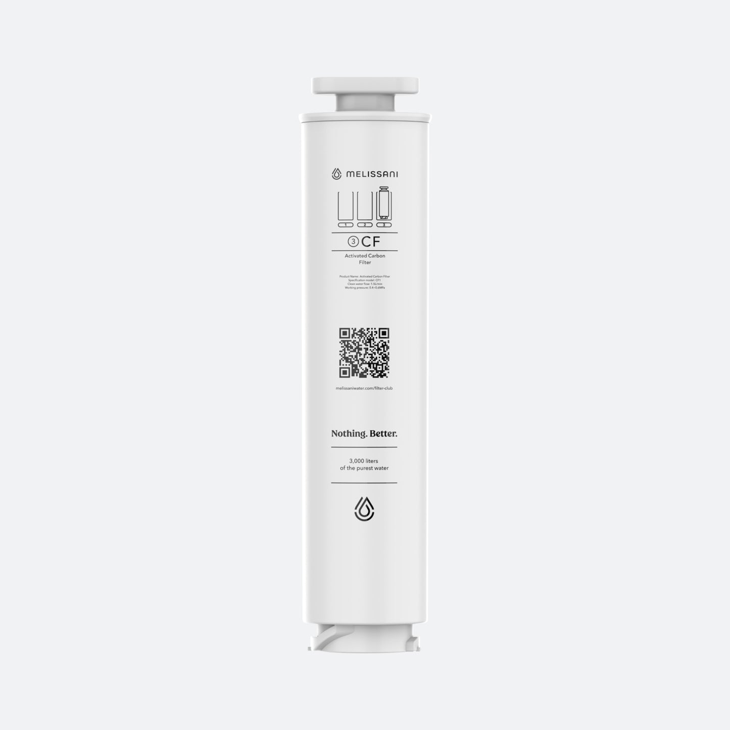 Melissani M1 CF Filter – Reverse Osmosis Water Filter Countertop Unit