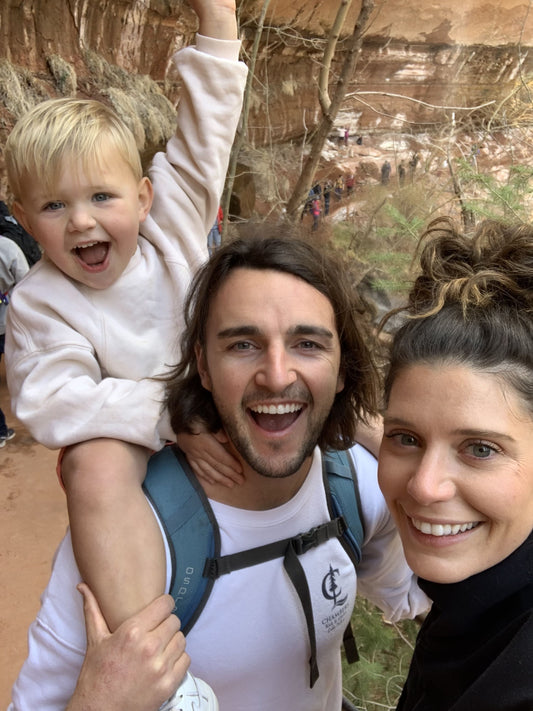 Nathan's family, whose story led to Melissani Water